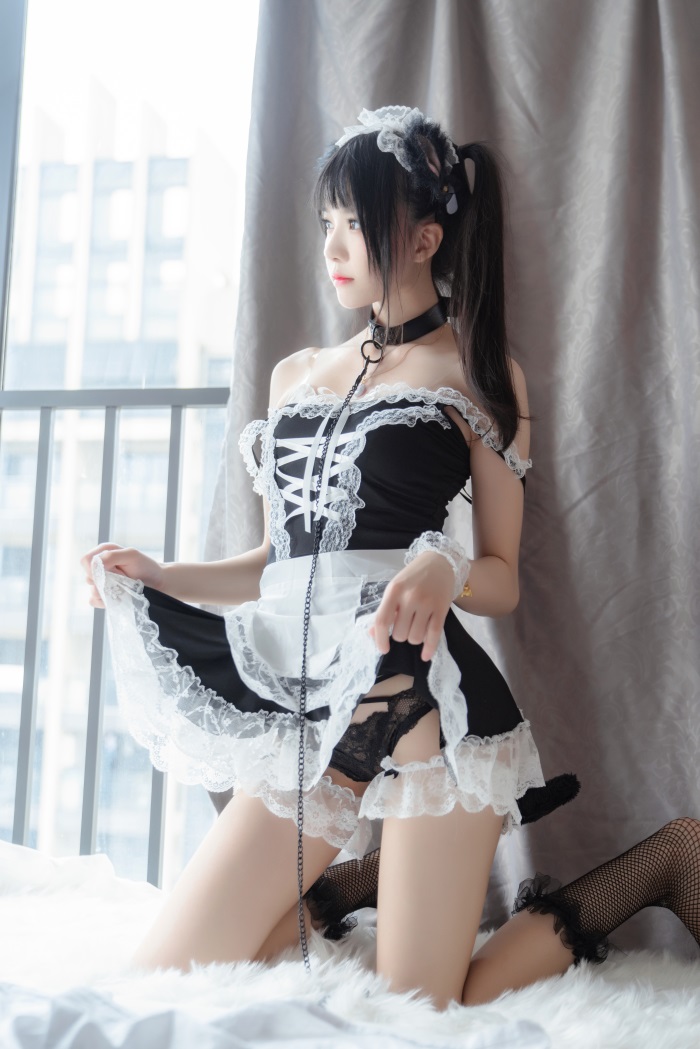 动漫Coser@桜桃喵 – 黑猫妹抖