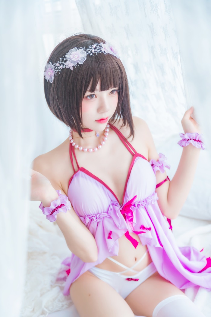 萝利风COS 桜桃喵 – 加藤惠系列之小睡裙