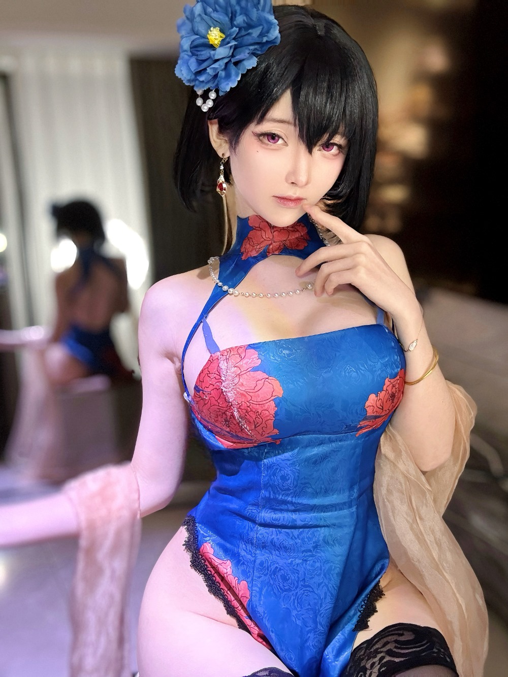 一小央泽 碧蓝航线 建武 旗袍