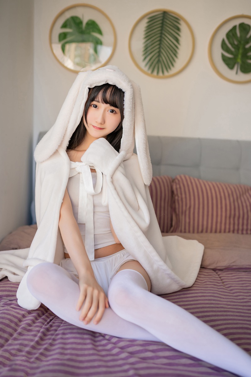 木绵绵OwO – 浴巾兔子
