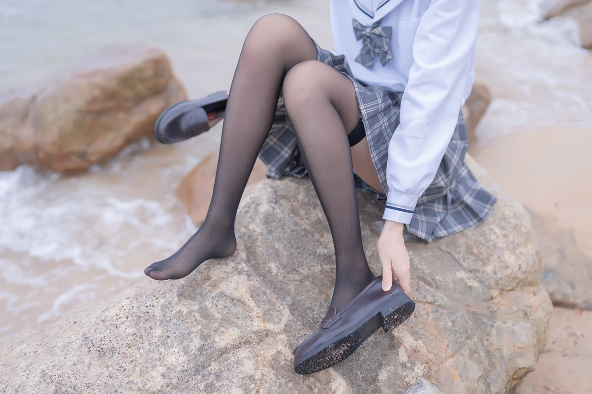 木绵绵OwO 海边JK