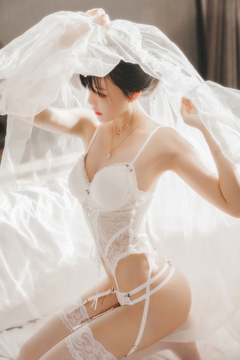 Coser@桜桃喵 白纱糖02