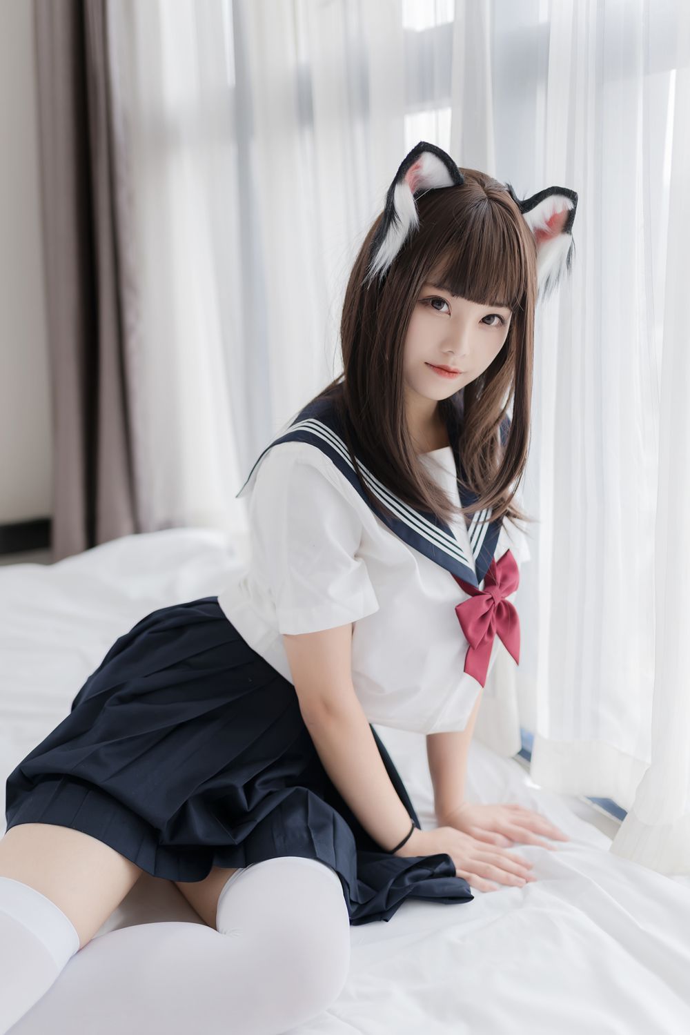 蜜汁猫裘 猫耳JK