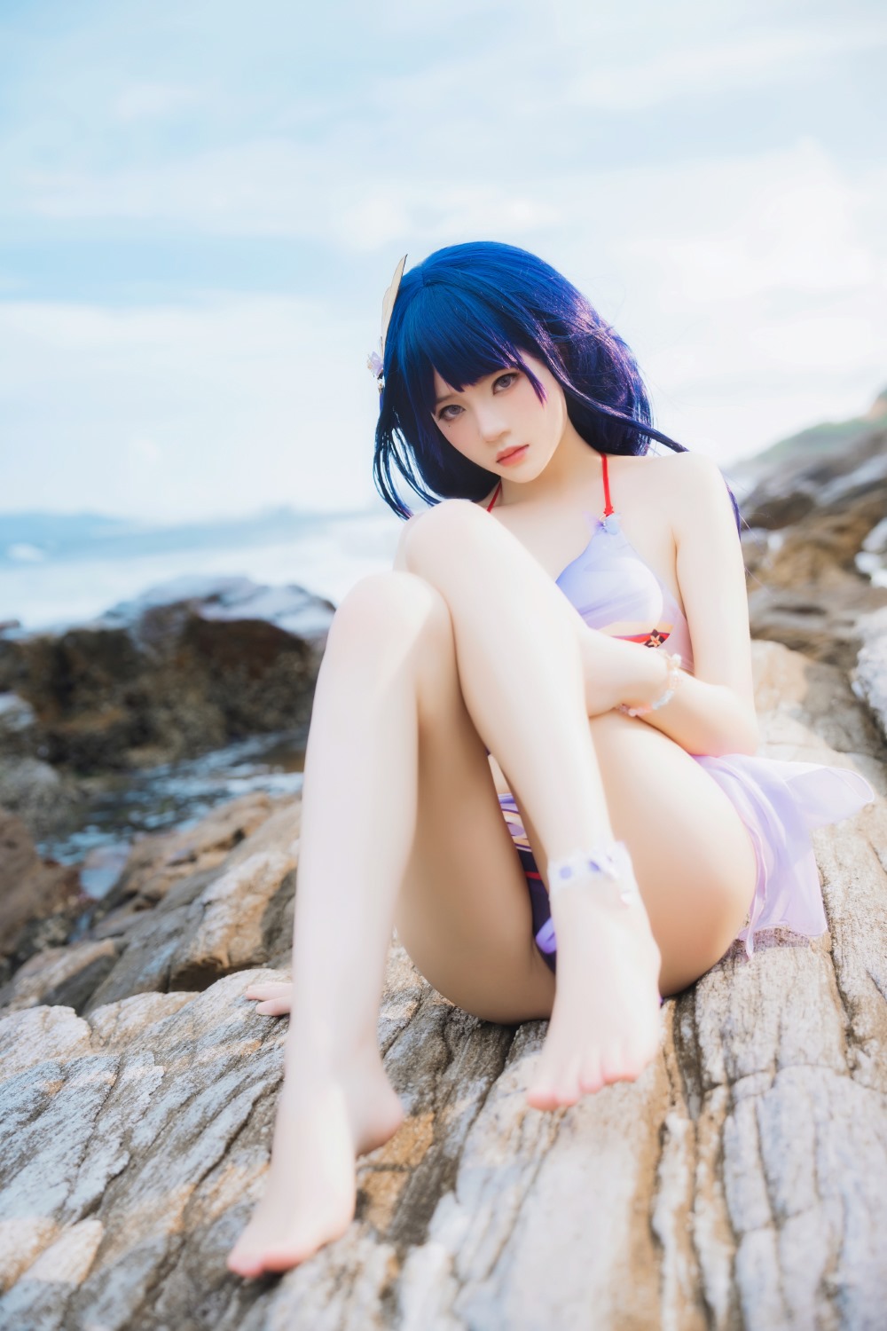 Coser@桜桃喵 原神 雷电将军 泳装