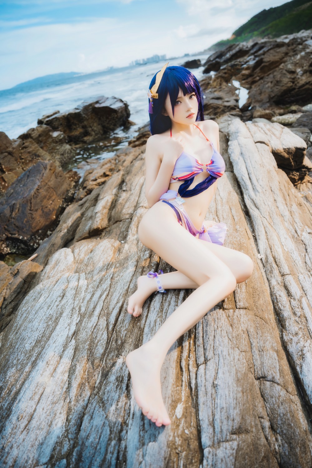 Coser@桜桃喵 原神 雷电将军 泳装