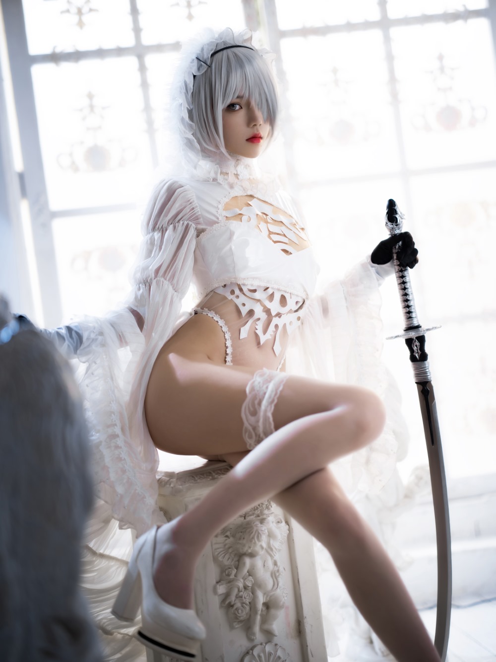 Coser@桜桃喵 2b花嫁