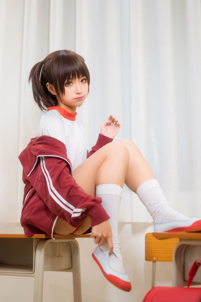 蠢沫沫 体操服红