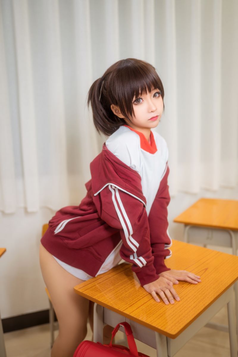 蠢沫沫 体操服红