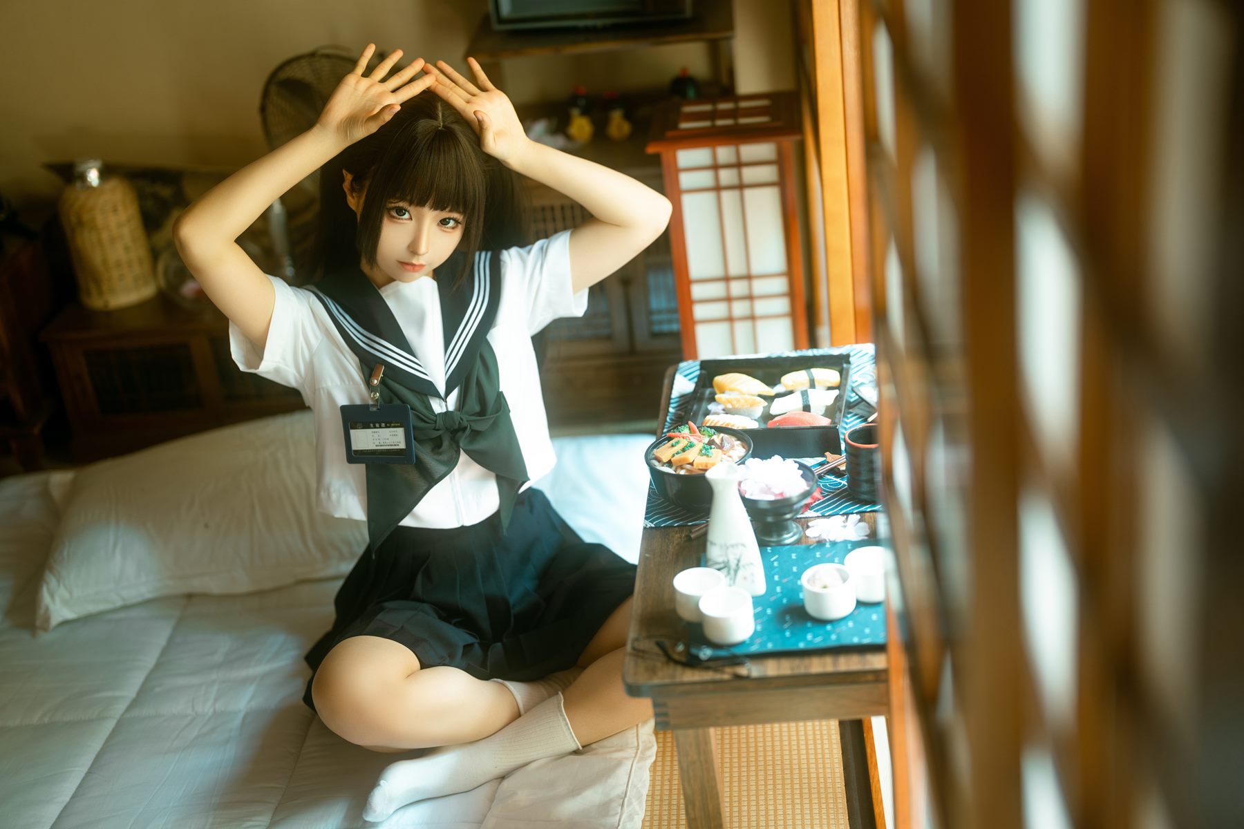 蠢沫沫 居家学妹