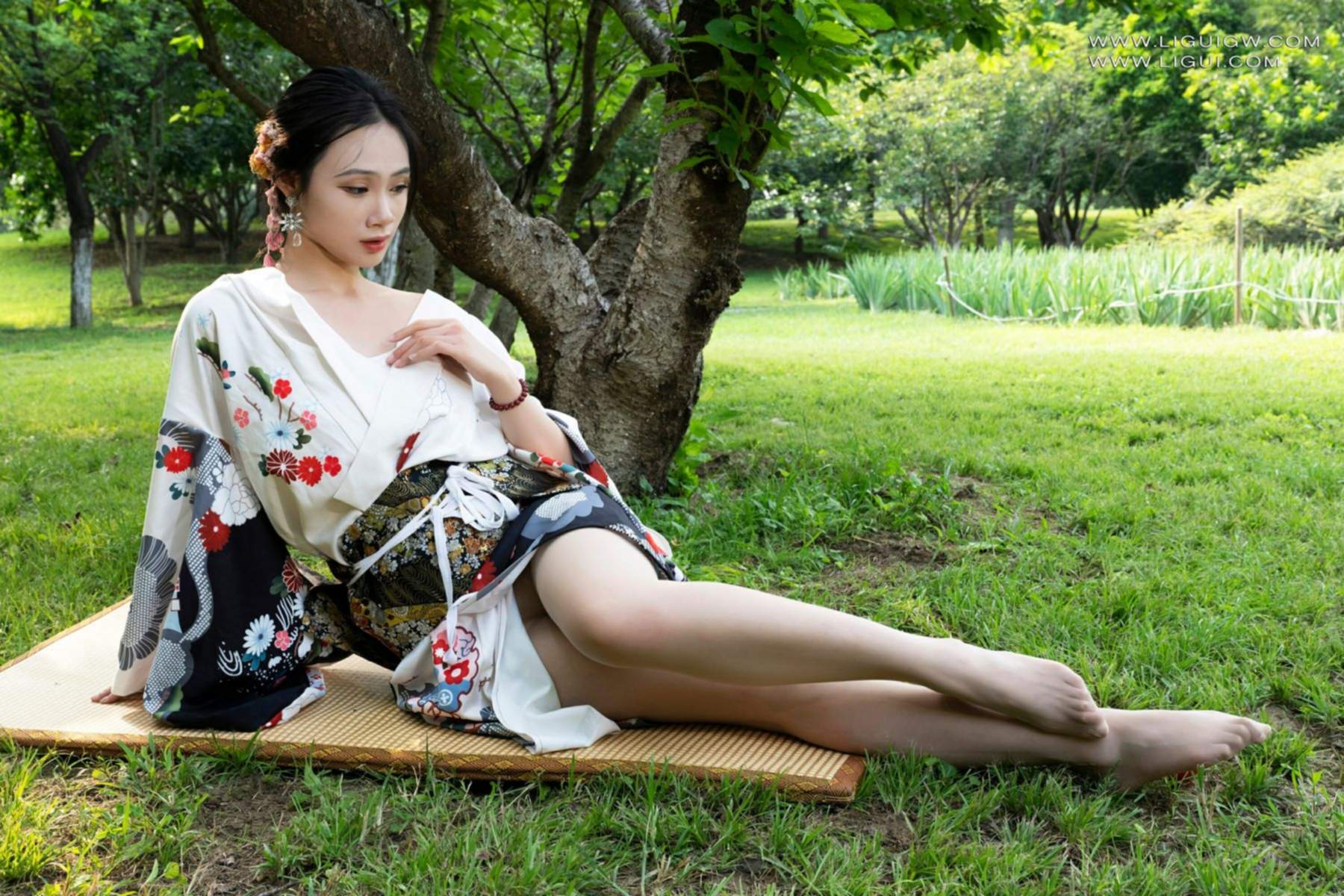 [Ligui丽柜] 2026.05.29 和风夏韵·丝腿魅影 Qingqing
