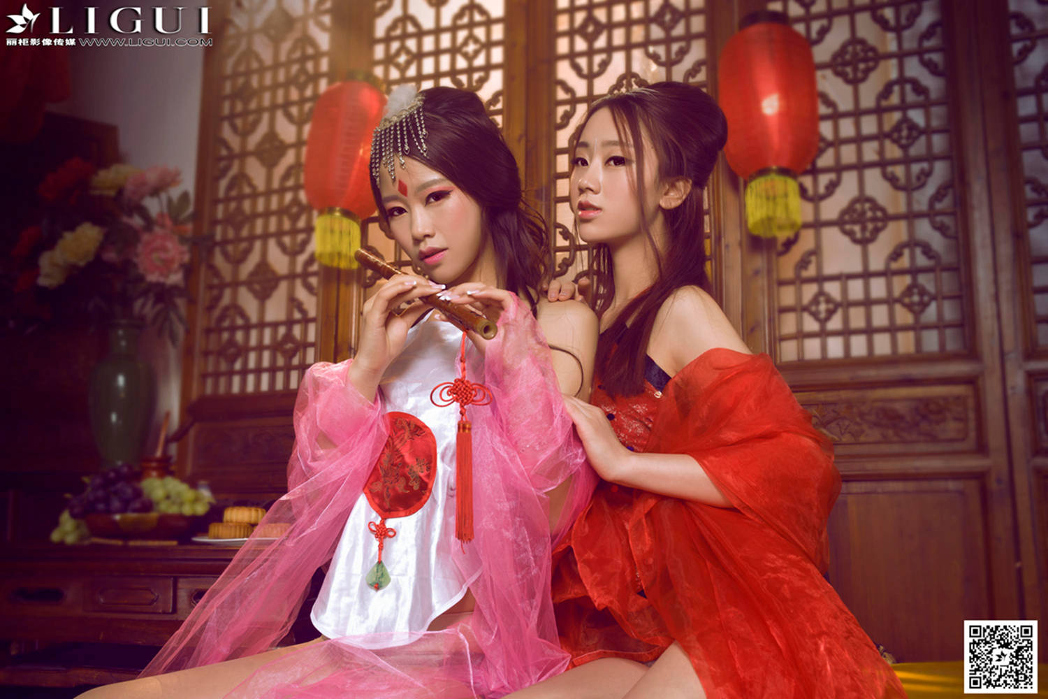 [丽柜] 2015.09.26 网络丽人 Model 语寒、然然