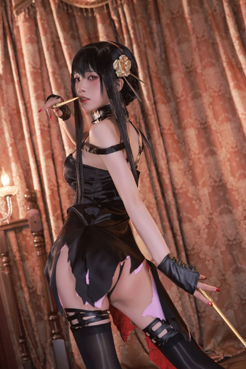 水淼aqua 约尔 黑礼服