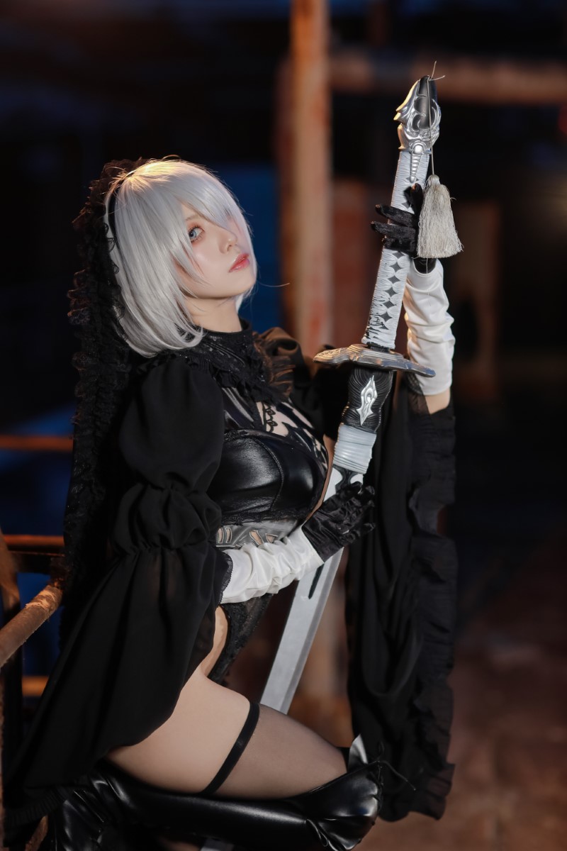 水淼aqua 黑白2b