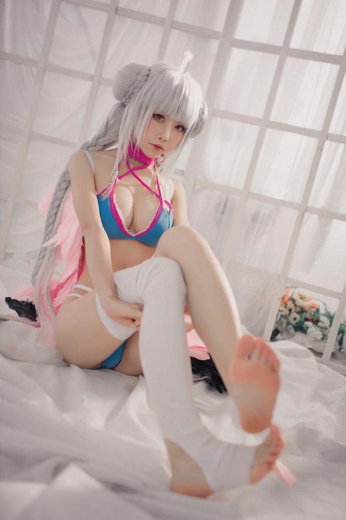 水淼aqua 可畏 水着