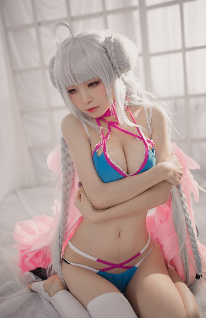 水淼aqua 可畏 水着