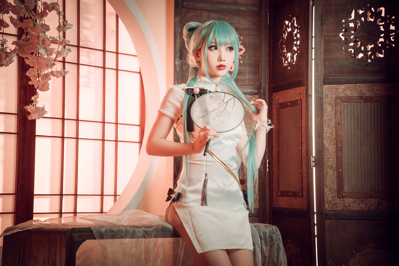 面饼仙儿 初音旗袍