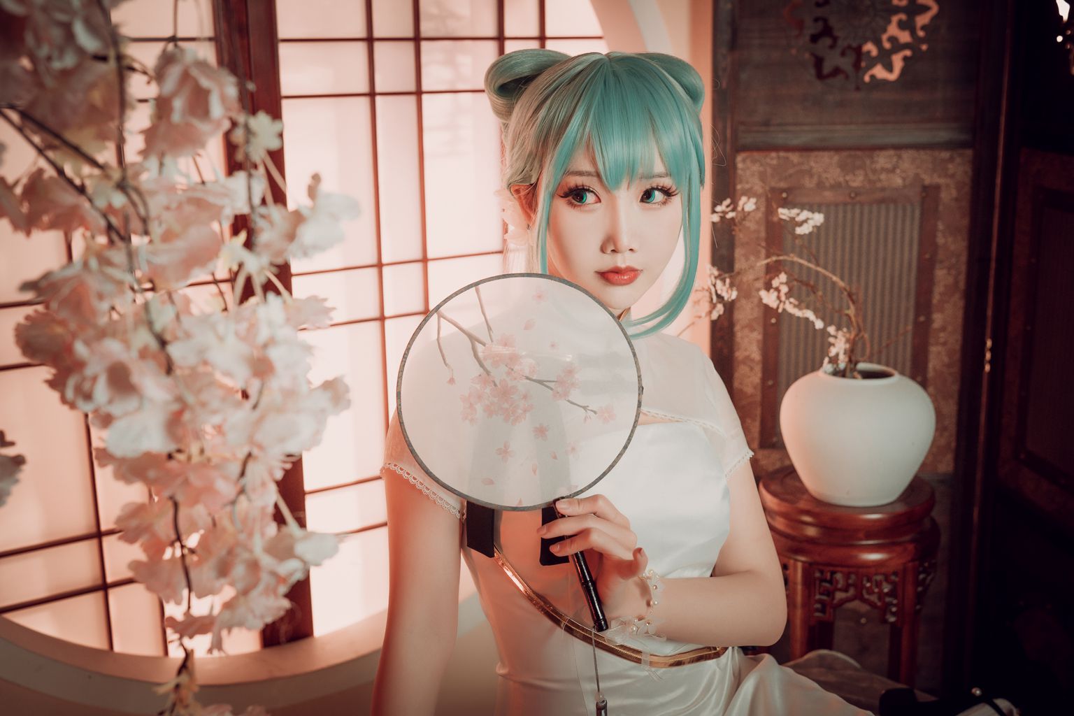 面饼仙儿 初音旗袍