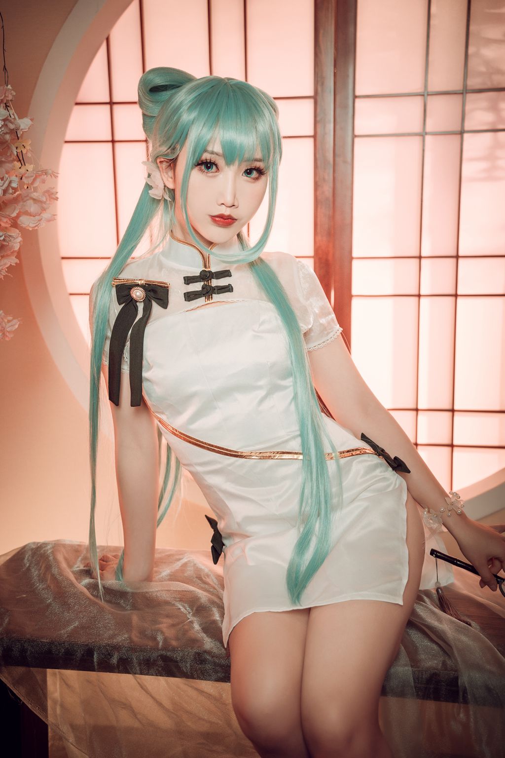面饼仙儿 初音旗袍