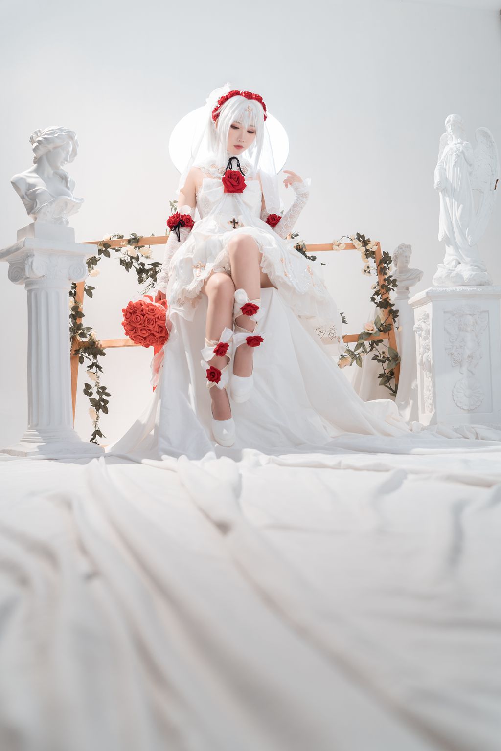 面饼仙儿 德丽莎婚纱