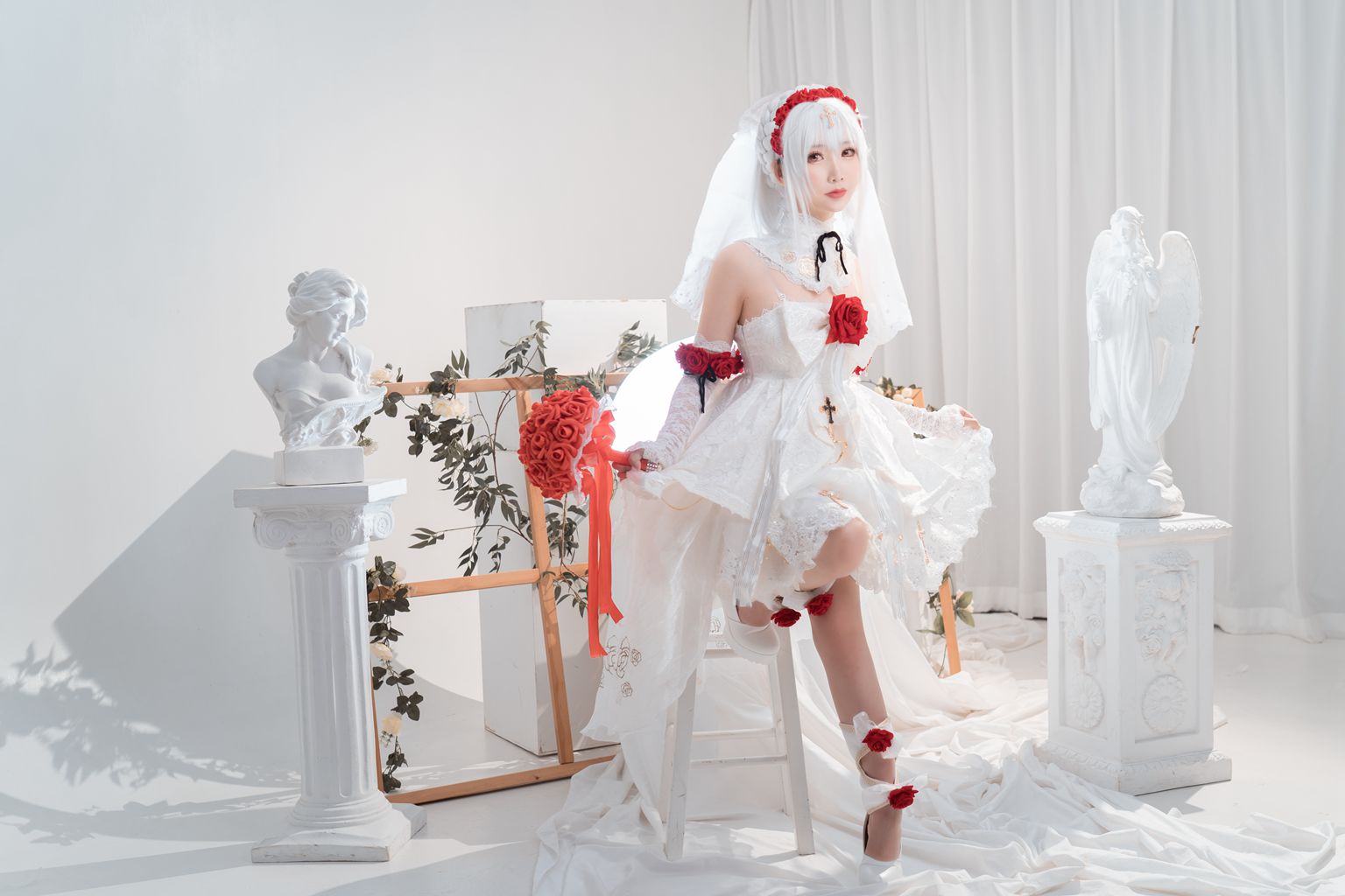 面饼仙儿 德丽莎婚纱
