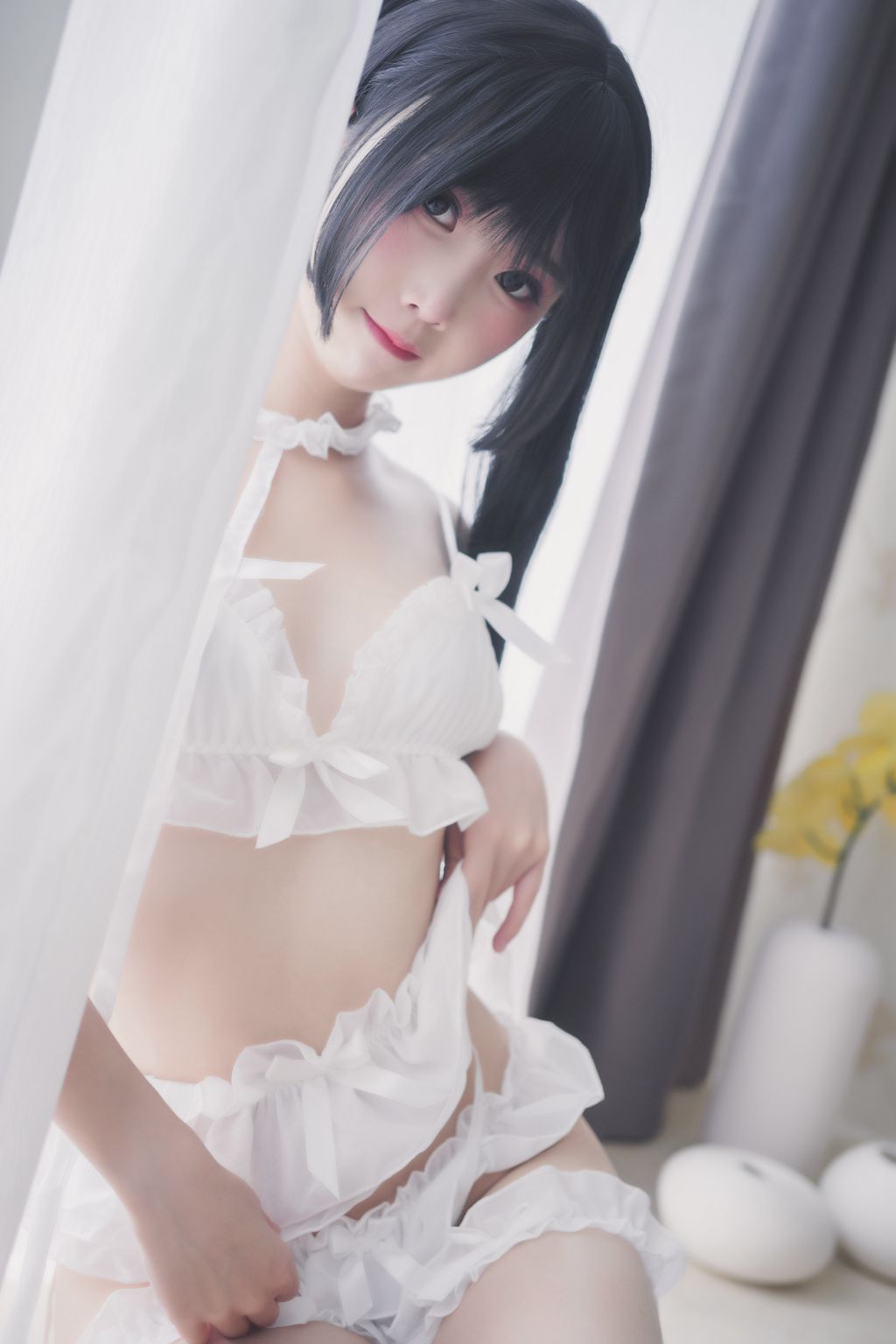 面饼仙儿 – 脑内少女 白内衣