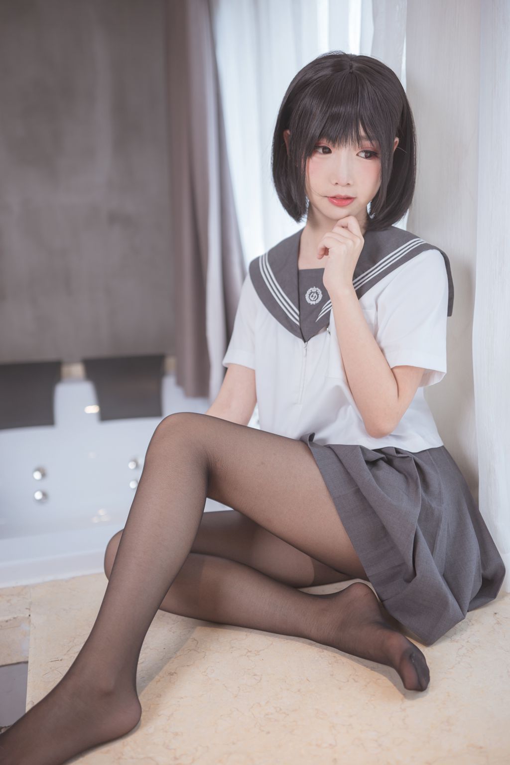 面饼仙儿 – 脑内少女 黑丝JK