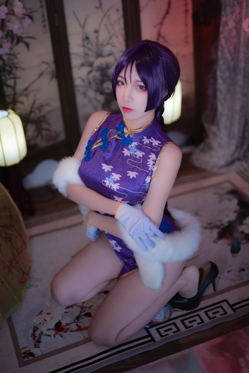 二佐Nisa Fate奶光旗袍