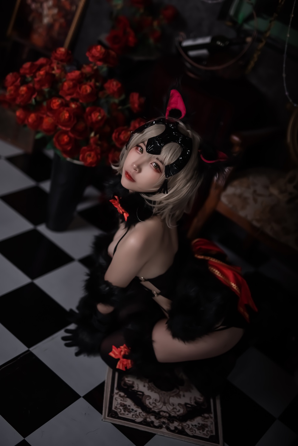 二佐Nisa Fate黑贞万圣节