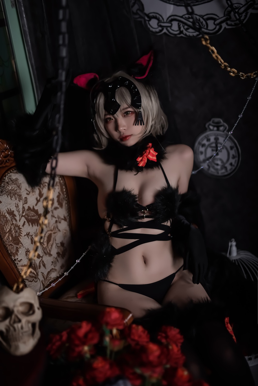 二佐Nisa Fate黑贞万圣节