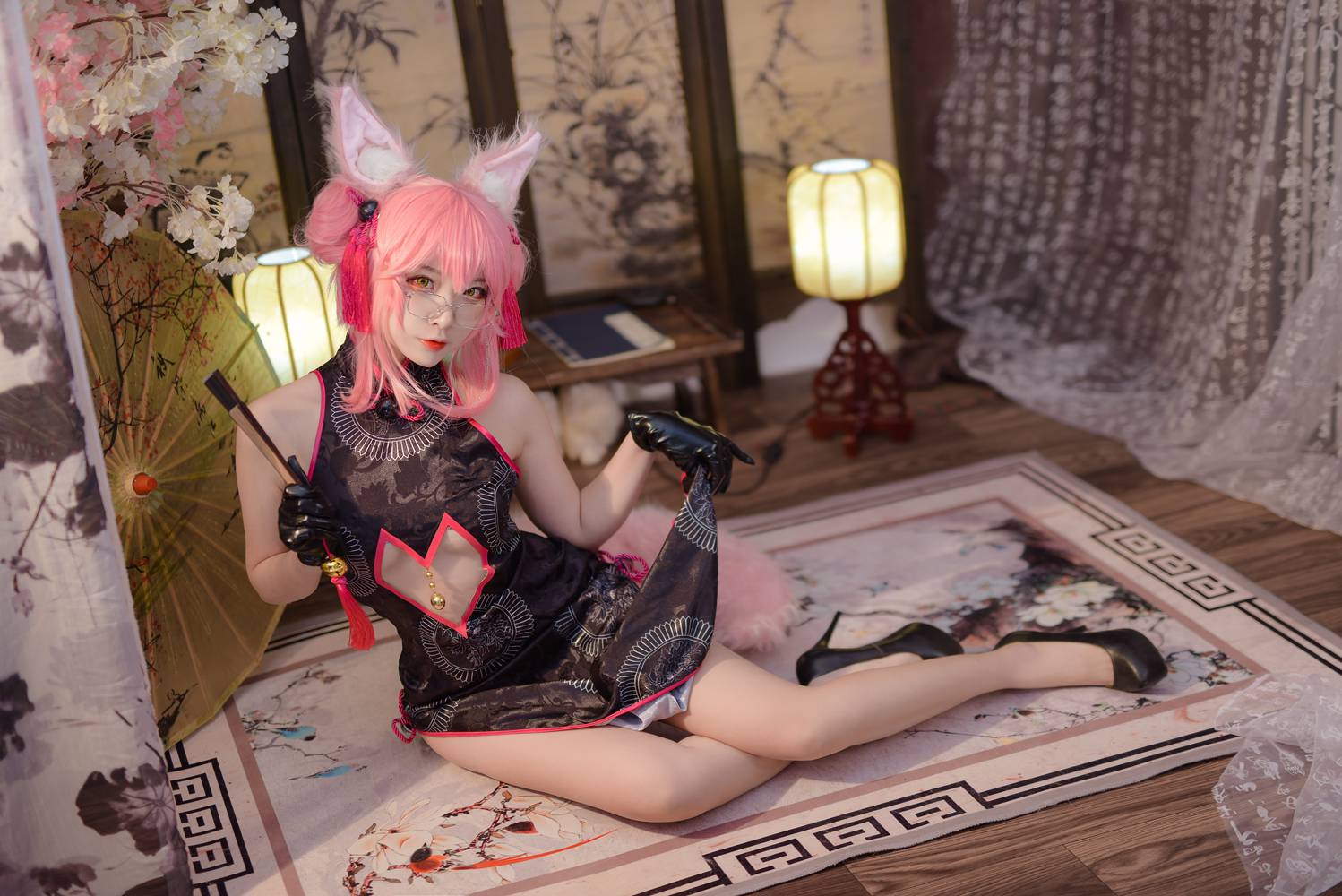 二佐Nisa Fate旗袍狐