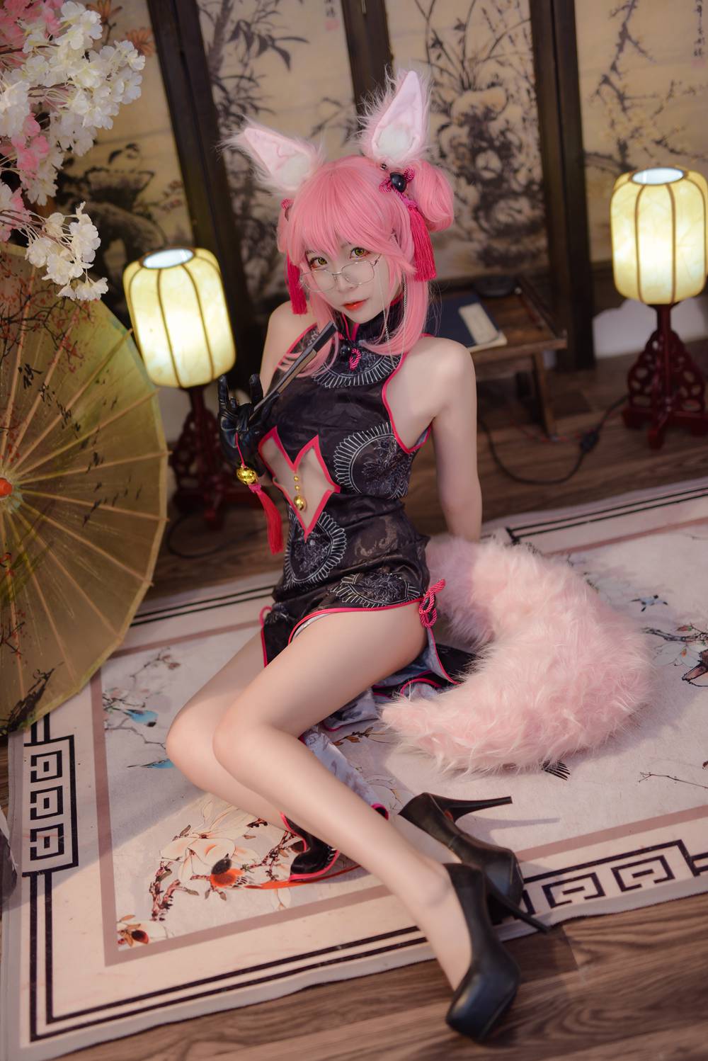 二佐Nisa Fate旗袍狐