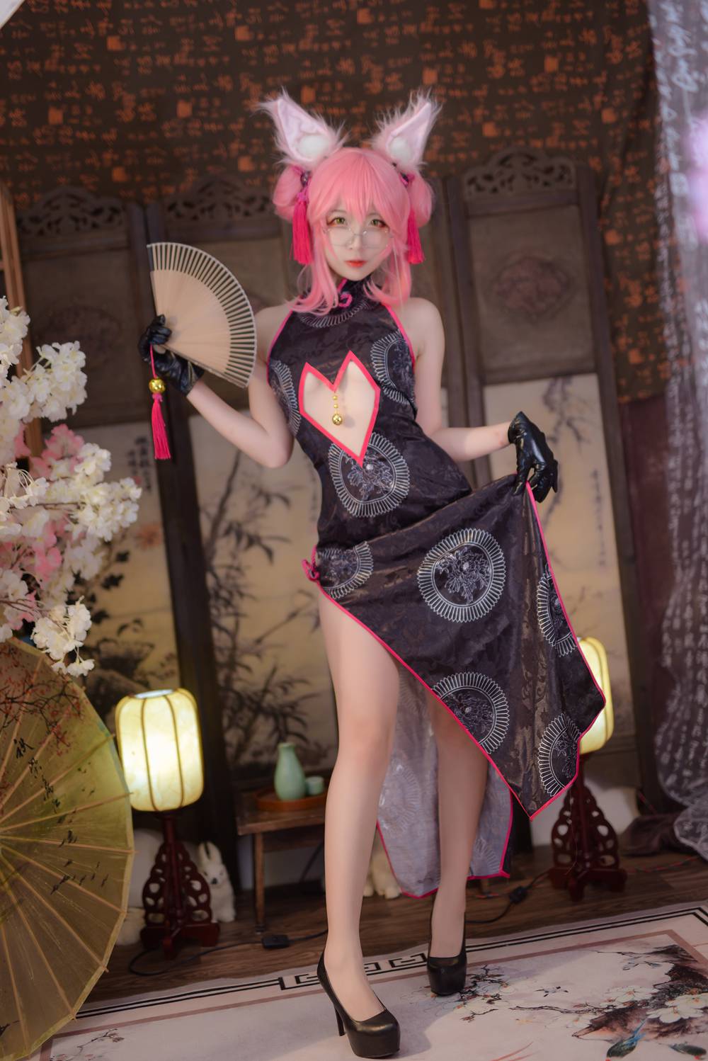 二佐Nisa Fate旗袍狐