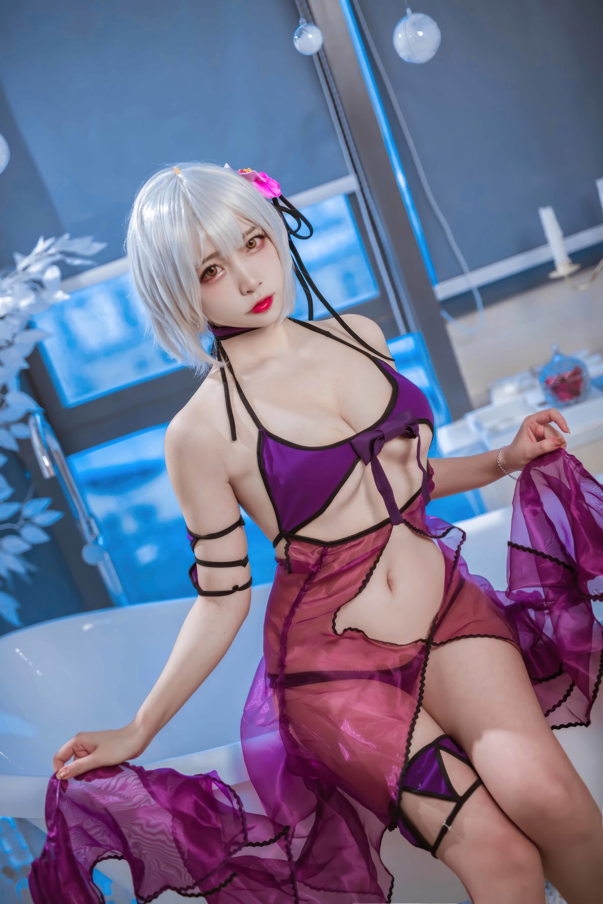 二佐Nisa FATE-黑贞水着