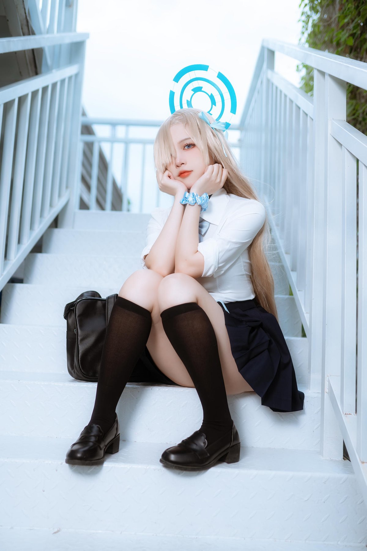 二佐Nisa 蔚蓝档案 一之濑明日奈 JK制服