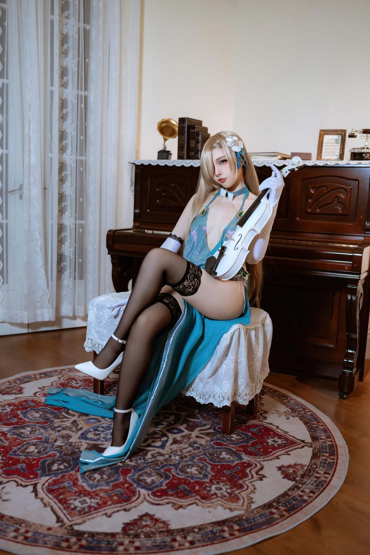 二佐Nisa 蔚蓝档案 明日奈礼服