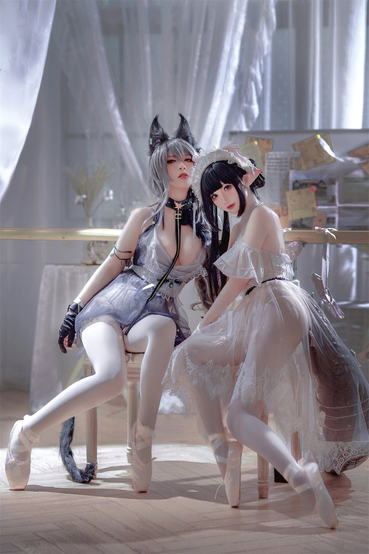 面饼仙儿&半半子 Arknights 黑x森蚺バレエ