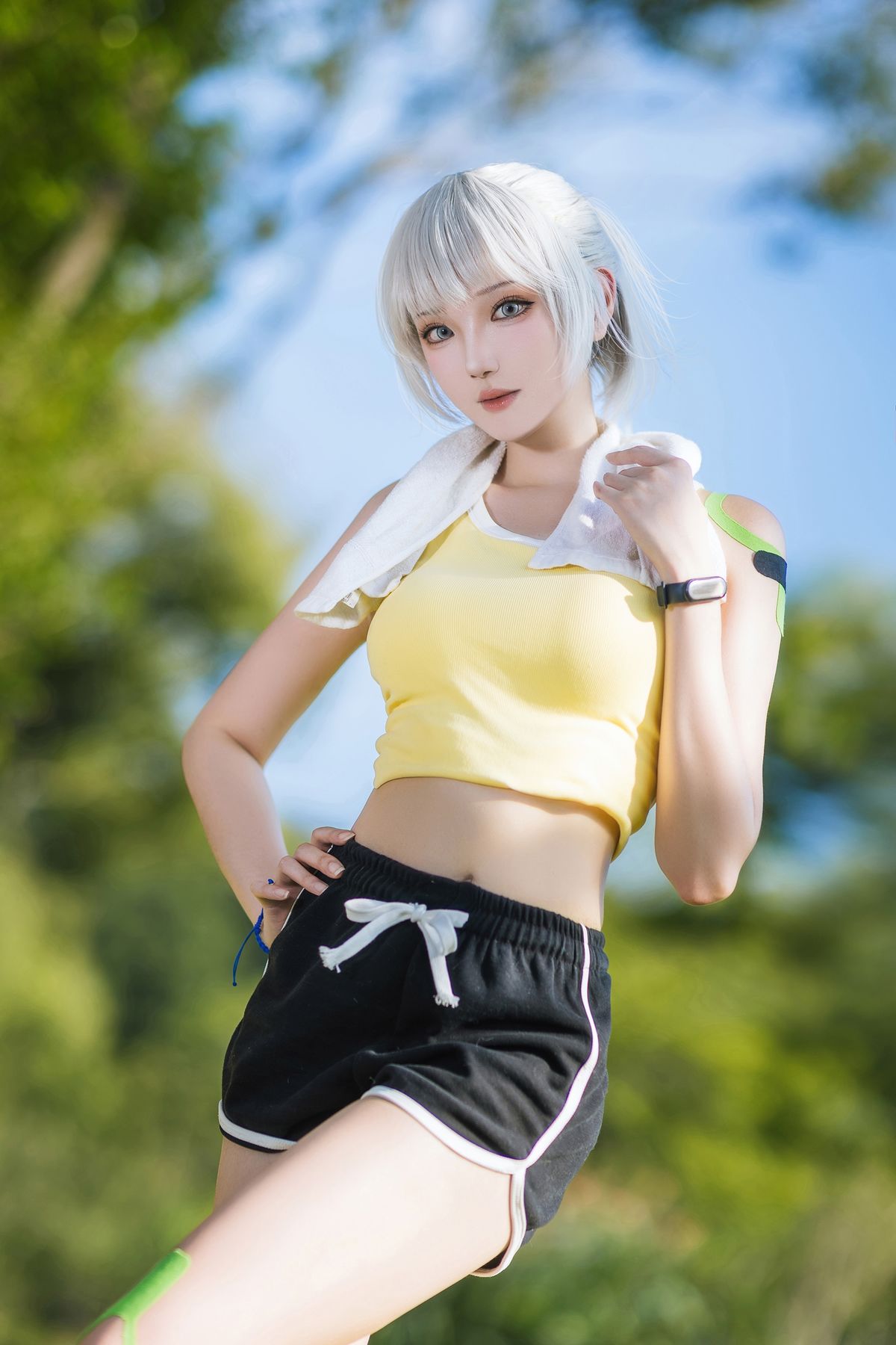 瓜希酱 灵笼 白月魁运动服