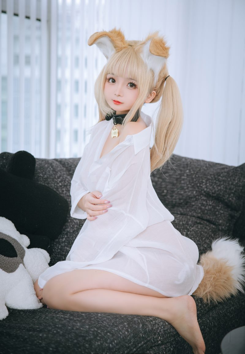 日奈娇 衬衫小狗