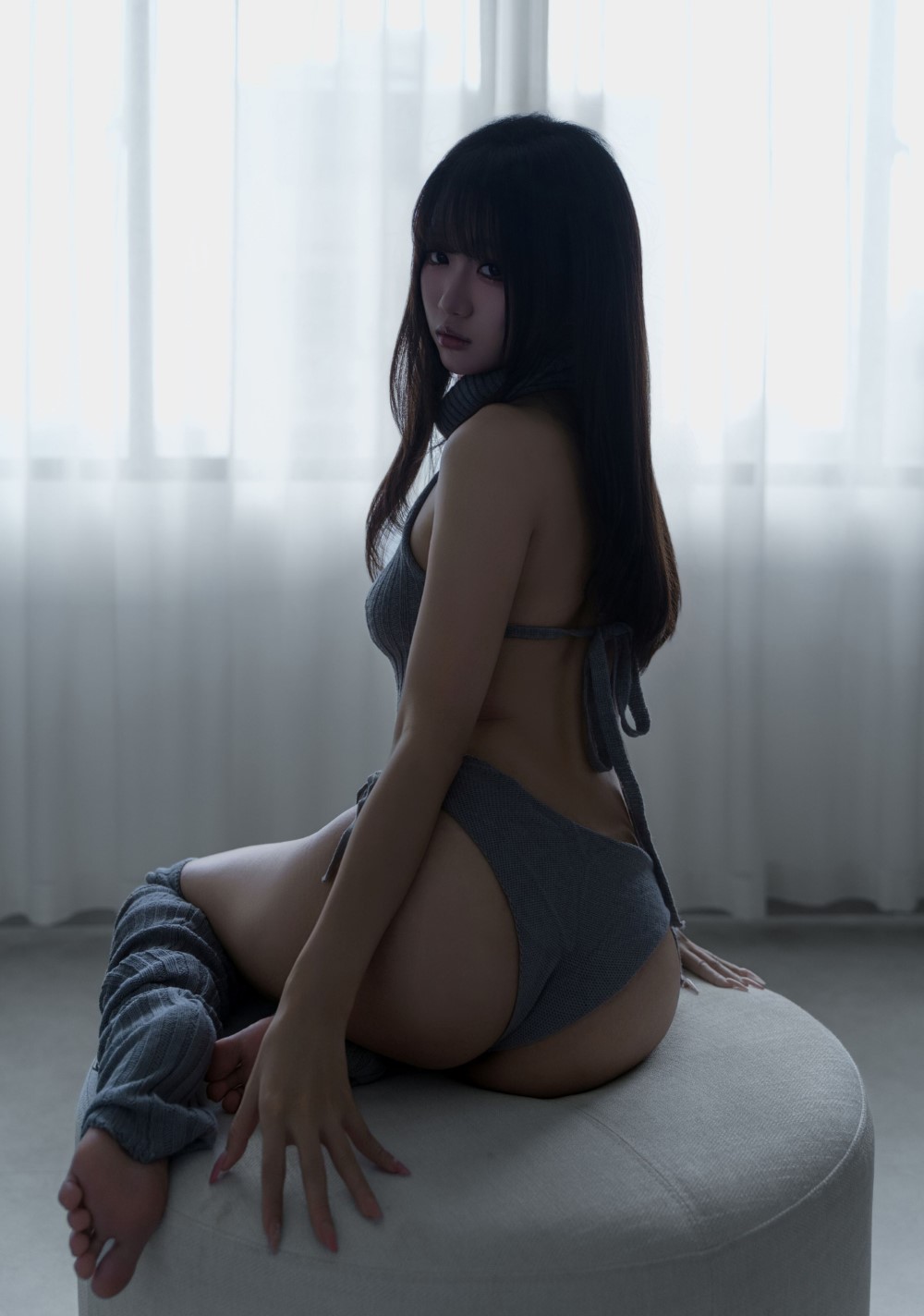 柒柒要乖哦 居家毛衣
