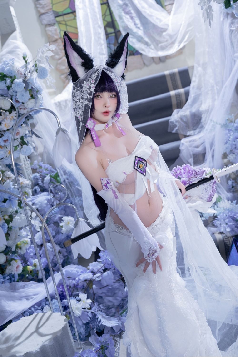 清水由乃 碧蓝航线 武藏 紫藤花