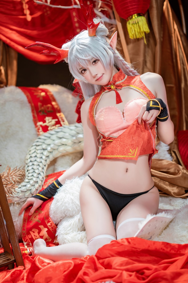 阿包也是兔娘 新春贺图 龙妹