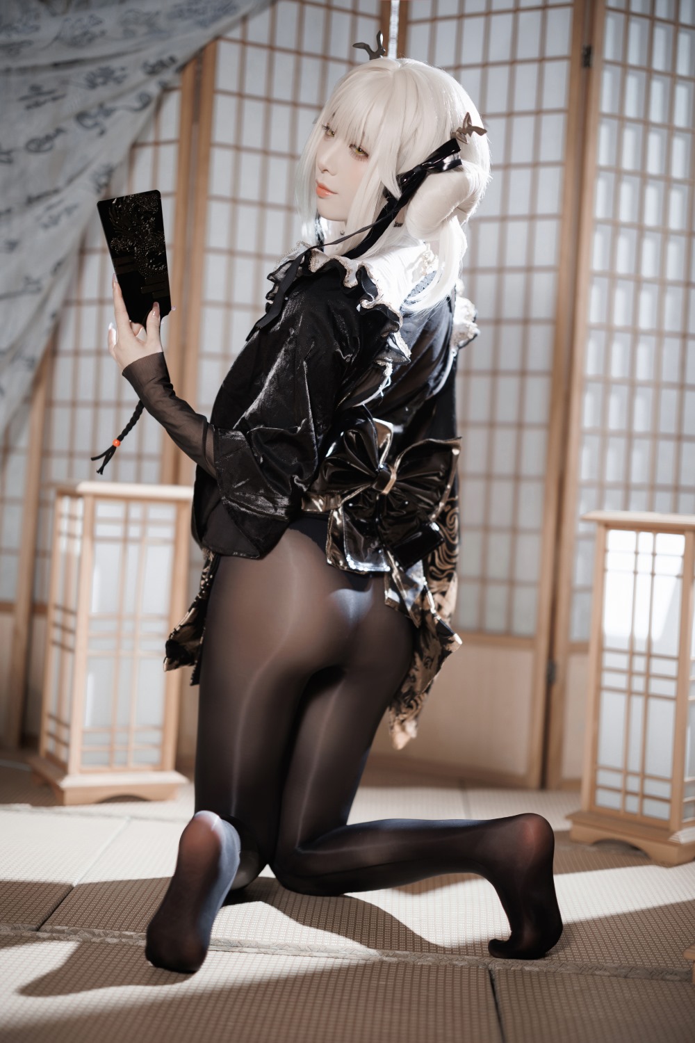 封疆疆 NIKKE 白兔布兰儿 和服