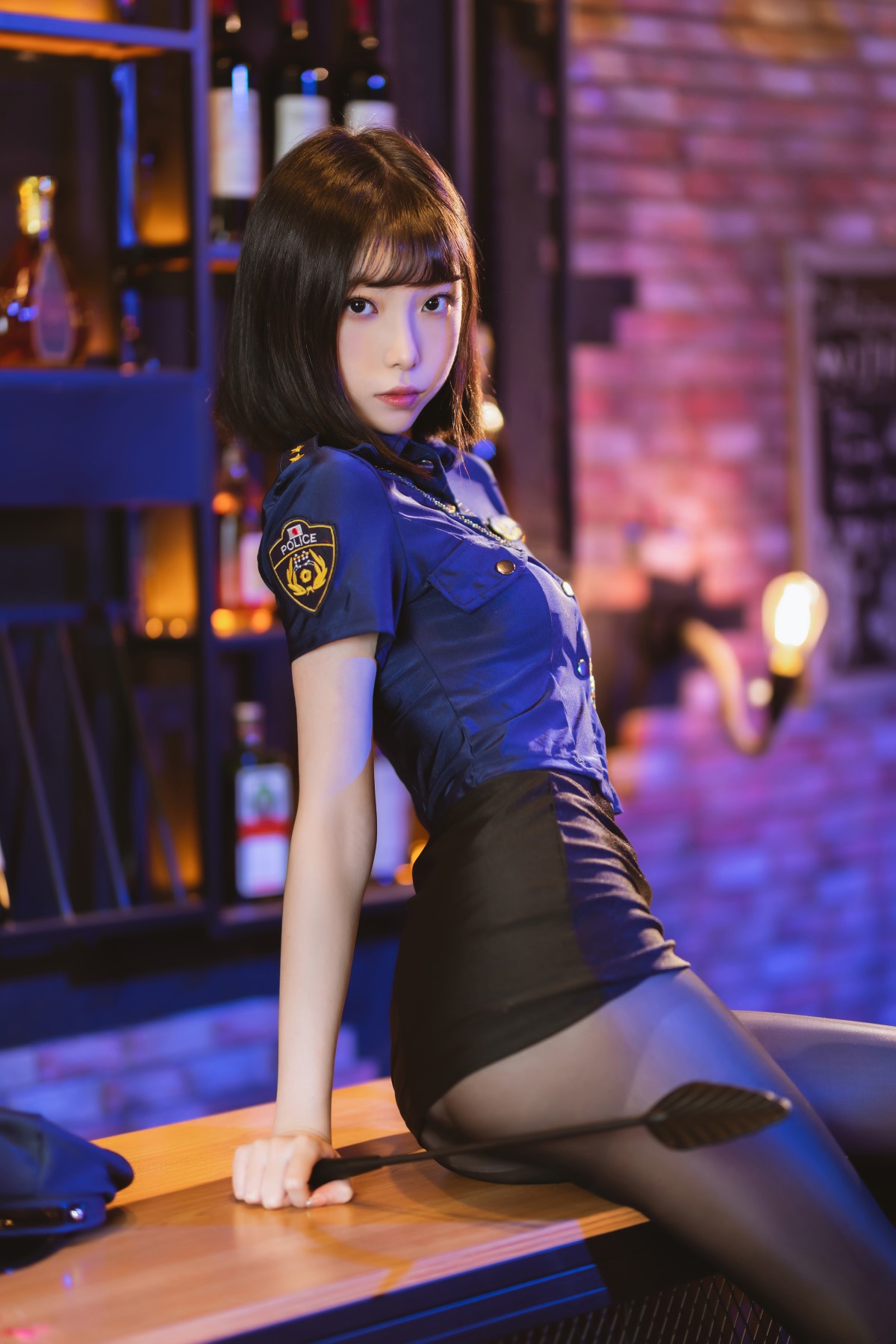 许岚LAN 黑丝女警