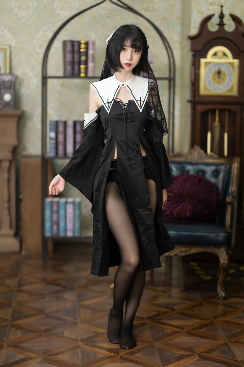 许岚LAN 修女黑丝