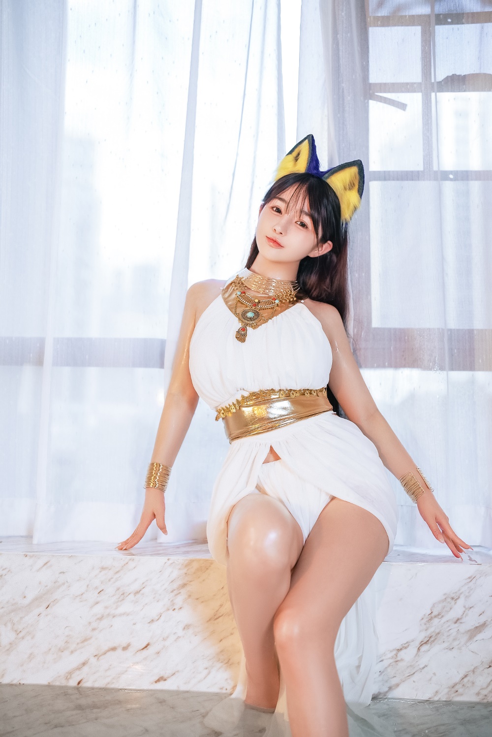 桜井宁宁 白色猫娘