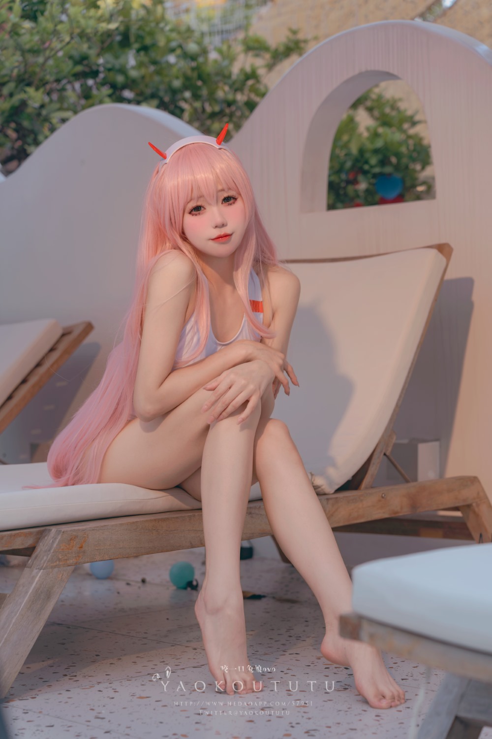 咬一口兔娘(黏黏团子兔) 『国家队02泳装』Pretty