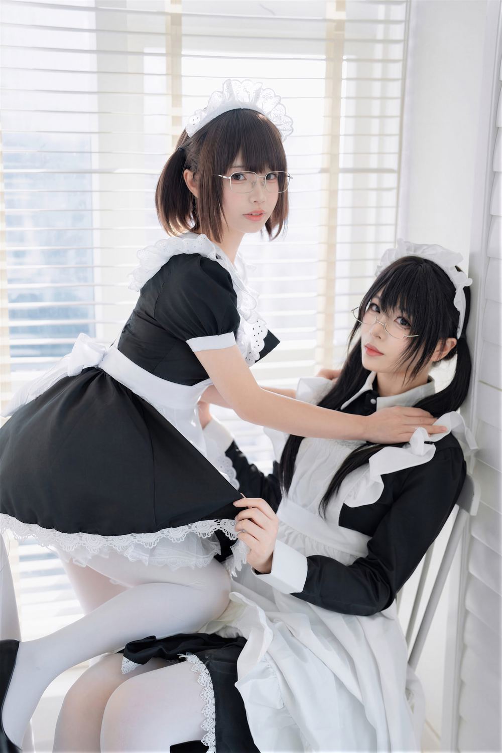 轩萧学姐&十万珍吱伏特 双人女仆