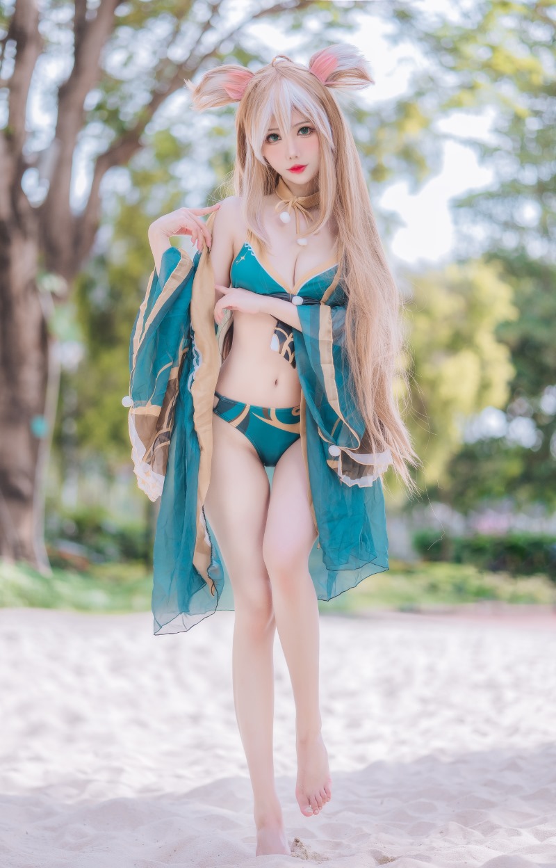 仙女月- 泽月希娜小姐泳装
