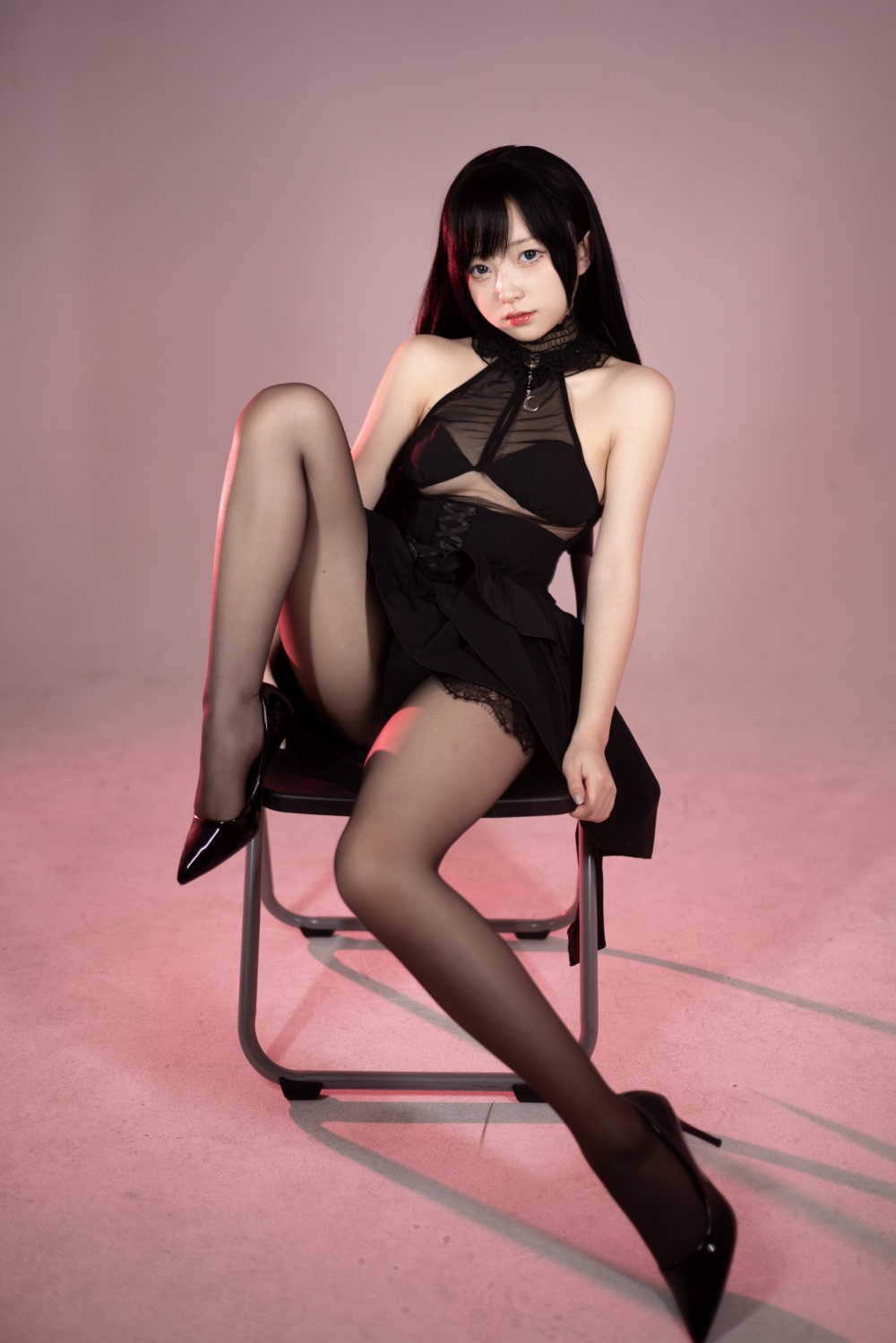 花铃 黑丝燕尾礼服