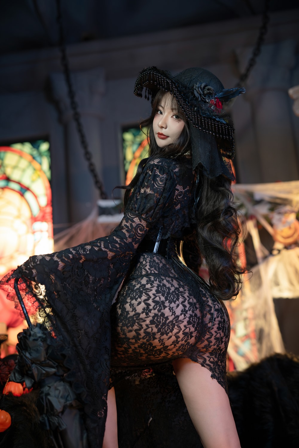 yuuhui玉汇 万圣节特辑 魔女狂欢夜